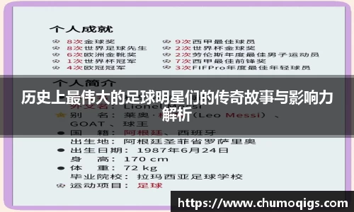 历史上最伟大的足球明星们的传奇故事与影响力解析